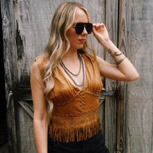  Fringe Beaded Top